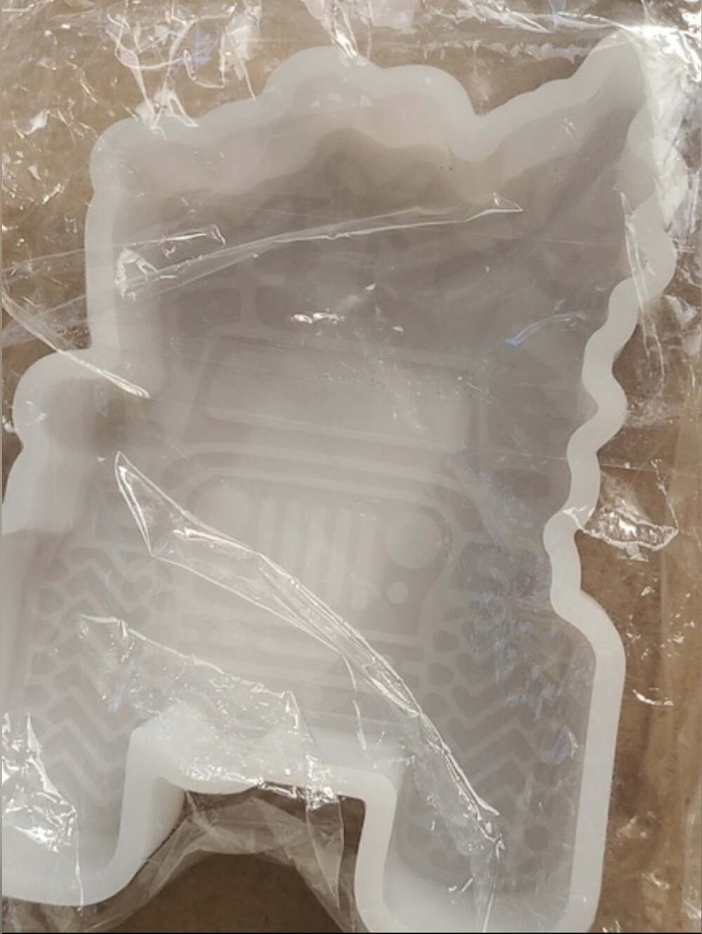 New Holiday Christmas truck with tree silicone mold for baking resin soap candle